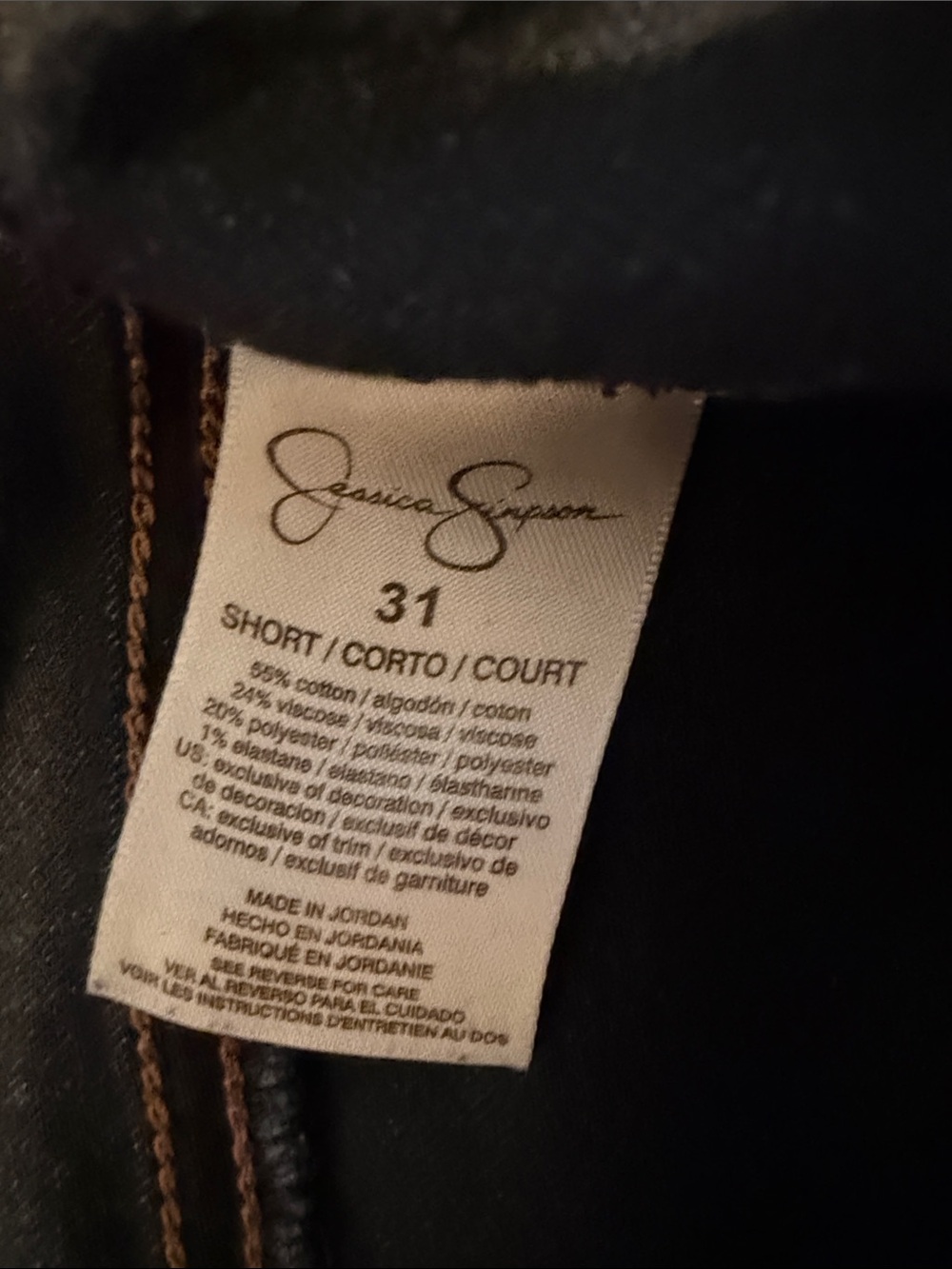 Jessica Simpson Dark Indigo Skinny Jeans - Picture 5 of 5